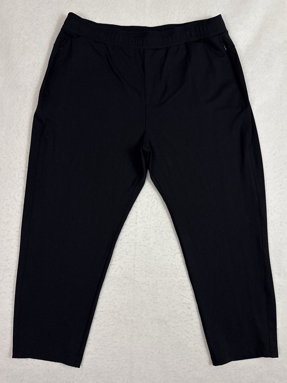 Public Rec All Day Every Day Pant Mens 40x28 Black Stretch Golf Athleisure
